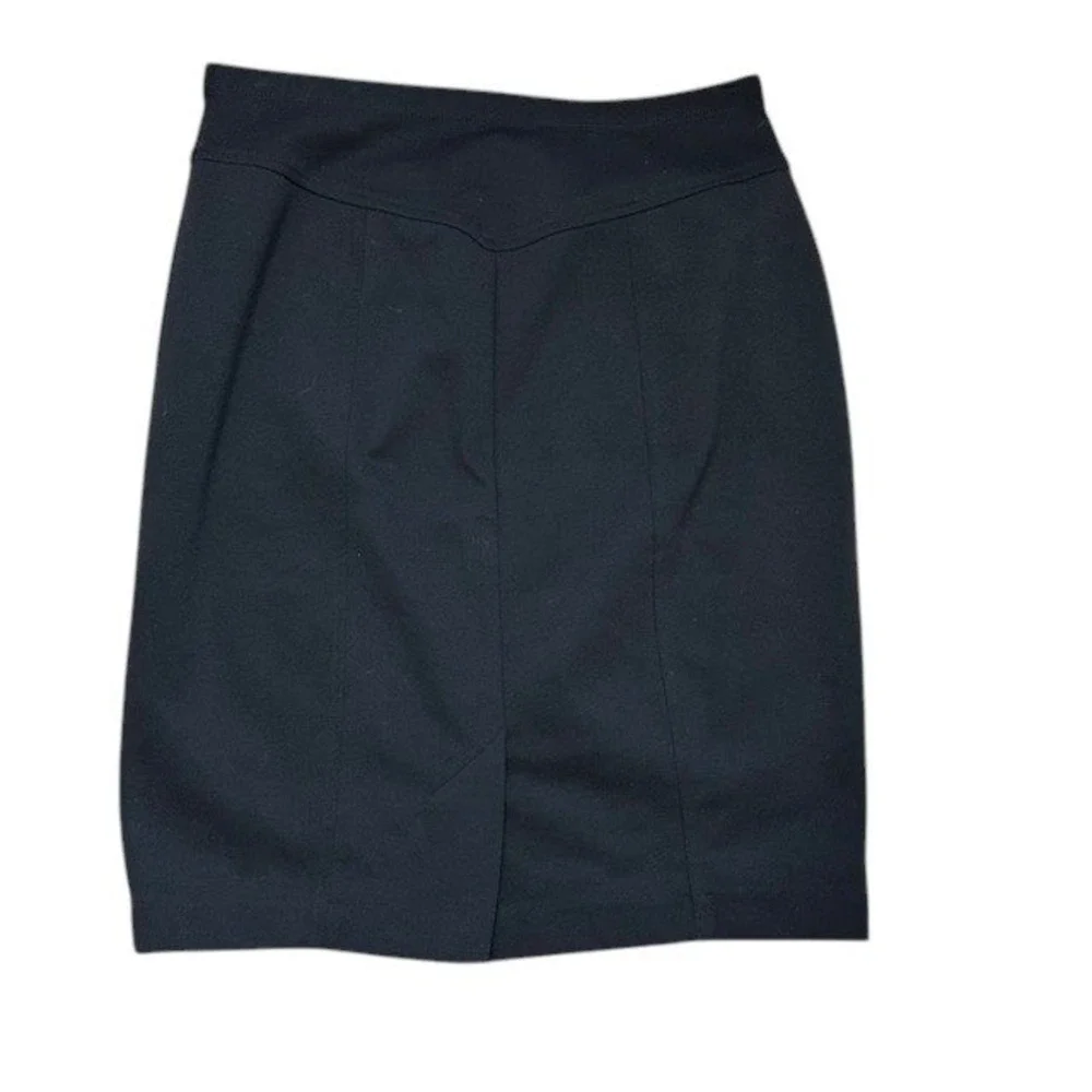 Ellen Tracy Black Career Pencil Skirt Business Office Wear Women Size‎ S